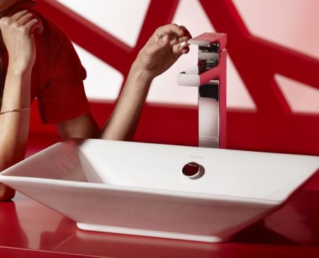 Смеситель для раковины  JACOB DELAFON STRAYT E37329-CP (хром, L-13,1 H-24), шт, артикул E37329-CP