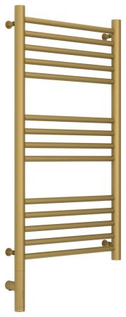 Полотенцесушитель электрический "БОГЕМА 3.0" прямая 800х400 / МЭМ левый (Матовое золото), артикул 032-5804-8040
