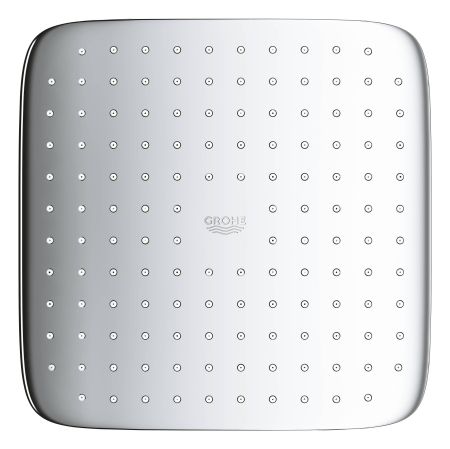 Верхний душ GROHE Tempesta 250 CUBE, квадратный (низ-хром, верх-белый), хром (26685000)