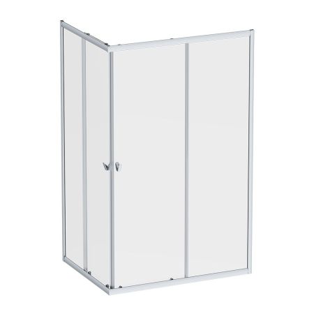 W87G-403-12090-MT Sunny душ огражд прямоугольн, раздвижн двери 120x90 серебро,стекло прозрачн, артикул W87G-403-12090-MT