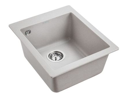 Кухонная мойка Paulmark Leer 41 PM104249-GR Серая, артикул PM104249-GR
