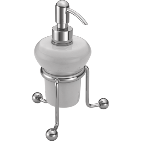 HUBER Croisette Дозатор настольный, цвет хром/керамика, артикул 4030.01H.CR