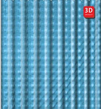 Штора для ванной FASHUN A8752, синий