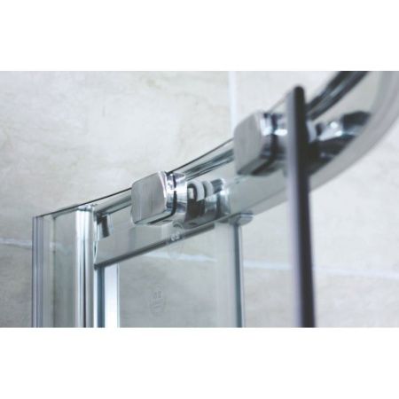 Душевой уголок Cezares Pratico RH-1 120x90 профиль Хром стекло прозрачное