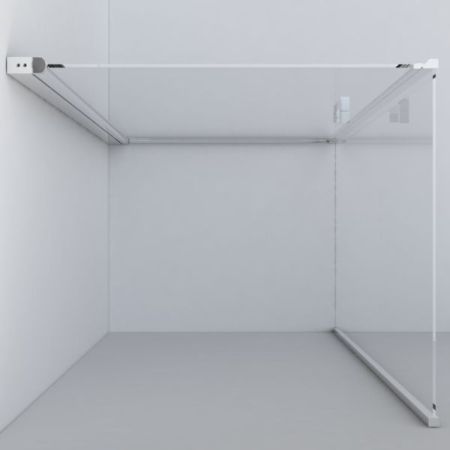 Душевой уголок Vincea Orta 120х80 VSR-1O8012CL профиль Хром стекло прозрачное, артикул VSR-1O8012CL