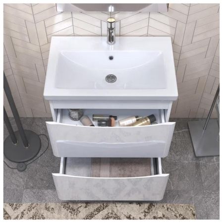 Тумба с раковиной напольная VIGO Glem  323-com, 70 см, артикул 323-com