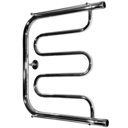 Водяной полотенцесушитель Тругор ПМ 1 П 50x50 с полкой Хром, артикул ПМ1/5050П