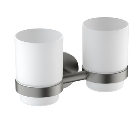 Стакан для зубных щеток двойной Timo Saona 13034/18 черное золото, артикул 13034/18