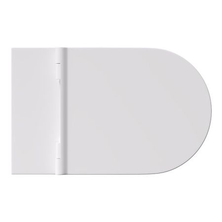 Унитаз, Alice, Unica, безободковый (с открытым смывным краем), тип установки-подвесной, ширина, мм-350, глубина, мм-550, высота, мм-345, форма чаши-овальная, выпуск-горизонтальный, материал-керамика, сиденье-необходимо заказать, вид грязеотталкивающего по, артикул 32240109