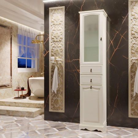 Зеркало Риспекто 105 Opadiris Слоновая кость