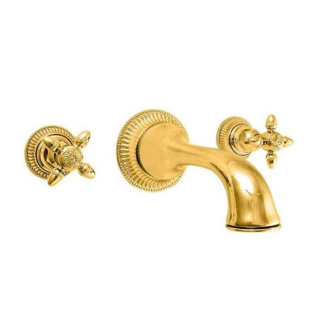 Nicolazzi Impero Смеситель настенный на 3 отверстия, цвет: золото, артикул 1277GO36