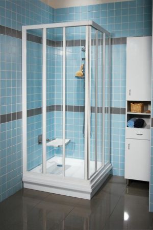 Дверь для душевого уголка Ravak Supernova ASRV3-80 белый+Гpапе, артикул 15V40102ZG