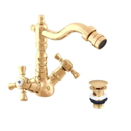 Смеситель для биде Rav Slezak MORAVA MK321.5/9Z, золото, артикул MK321.5/9Z