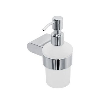 STYLUS-SOIS-V-BORO Диспенсер для мыла подвесной, стекло, исполнение брашированное золото