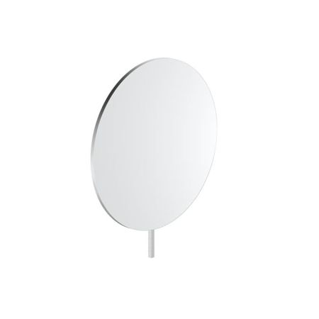 Fantini Young Зеркло косметическое настенное круглое 20 см, отделка матовая натуральная сталь, артикул 96 93 7656