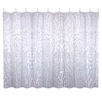 Штора для ванной FASHUN A8758, белый