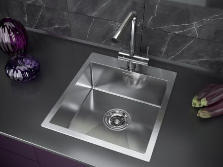 Кухонная мойка Paulmark Neckar 45 PM804551-BS Брашированная сталь