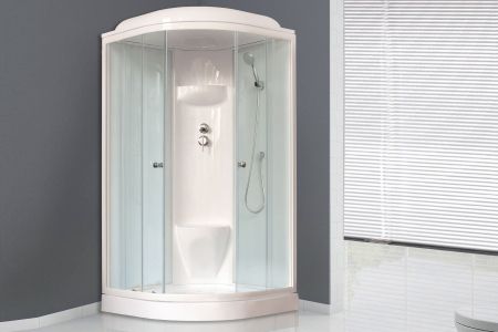 Душевая кабина Royal Bath RB 90HK6-WT (белое/прозрачное), артикул RB90HK6-WT
