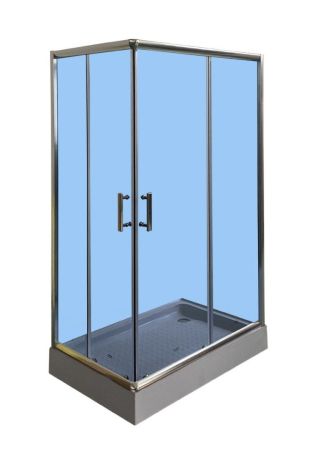 Уголок ZQ121G-R душевой PARLY с поддоном