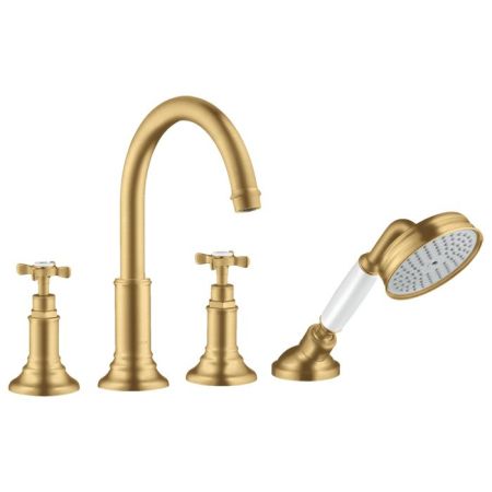 AX Montreux Смеситель на край ванны , цвет шлифованное золото, артикул 16546250