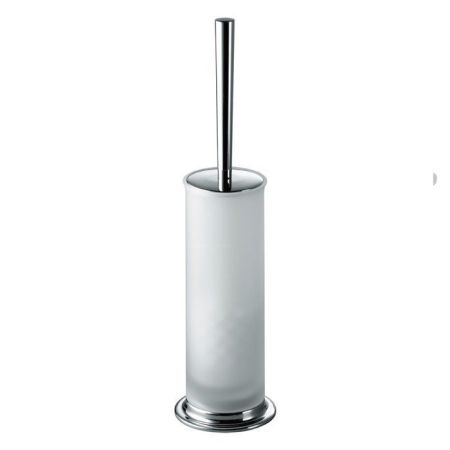 Colombo Link Туалетный ершик напольный, цвет: хром/матовое стекло, артикул B2406.CR-VAN