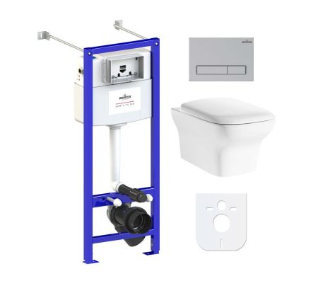 Комплект 6 в 1 Lavinia Boho Bristol Rimless 77050195, премиум с пластиковой клавишей