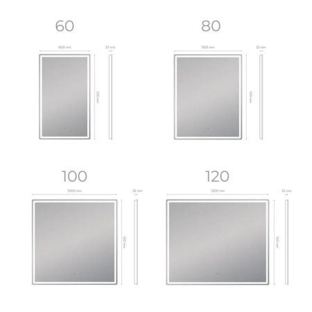 Зеркало VIGO Roberta Comfort 800, артикул 168