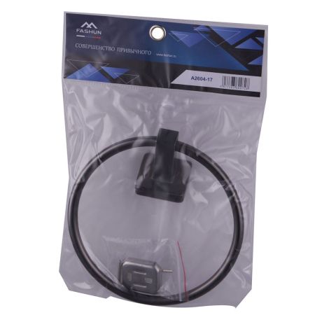 Кольцо для полотенец FASHUN A2604-17, графит, артикул A2604-17