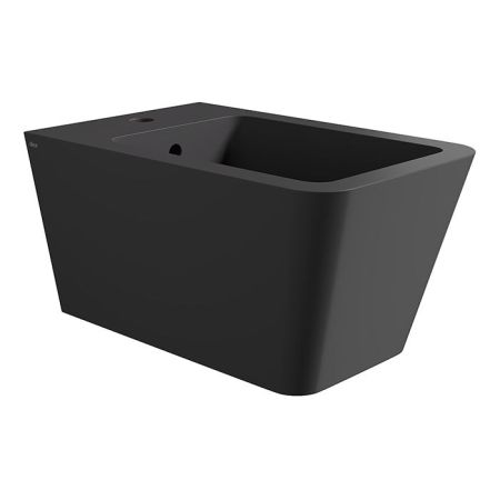 Биде, Alice, Hide, тип установки-подвесной, ширина, мм-350, глубина, мм-550, высота, мм-285, форма чаши-прямоугольная, отверстия для смесителя-1, материал-керамика, вид грязеотталкивающего покрытия-Aliglaze+, крепления в комплекте, без сливного механизма,, артикул 31220108SET