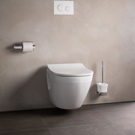 TOTO NC Унитаз 380x530x340мм, подвесной, без сиденья, безободковый, Tornado Flush, CeFiONtect, цвет: белый