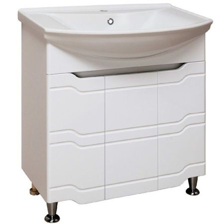 Тумба под раковину Runo Стиль 75 4620750025526 Белая