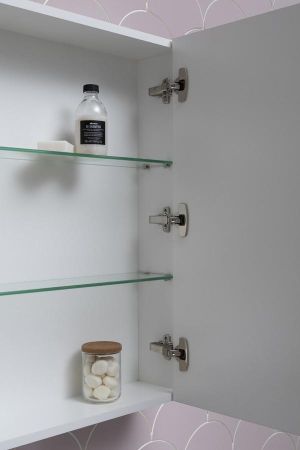 Зеркальный шкаф Aquanet Палермо 60 белый, артикул 00203939