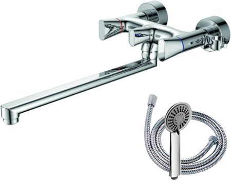 Смеситель для ванны Orange Lotos M32-211cr универсальный Хром