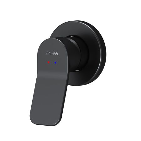 F85A65022 X-Joy, cмеситель д/душа монтируемый в стену, черный, шт.