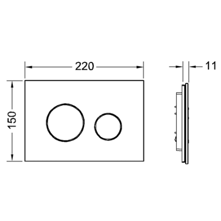 TECEloop стекло белое, клав. белые., артикул 9240650
