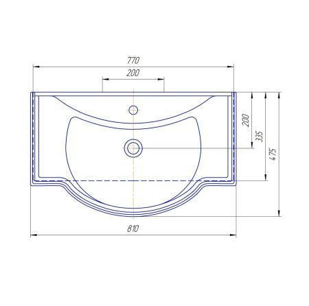 Тумба "Классика 80", Классик 80