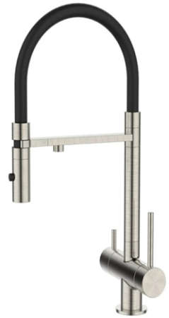 Смеситель для кухонной мойки DQ с фильтром сатин (DA1462504Satin), артикул DA1462504Satin