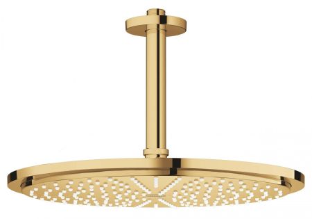 Верхний душ GROHE Rainshower с потолочным кронштейном, холодный рассвет глянец (26067GL0), артикул 26067GL0
