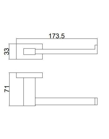 Держатель для туалетной бумаги BELZ B90303-2, черный, артикул B90303-2