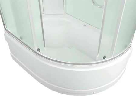 Душевая кабина Erlit Comfort ER3512TPL 120x80 задняя стенка Белая стекло матовое