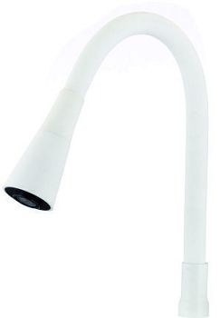 Гибкий излив для кухонного смесителя Savol S-MCG-W, белый