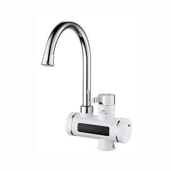 Смеситель для кухни проточный электрический с дисплеем FASHUN A570, белый