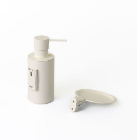 Stil Haus Hashi, настенная металлическая мыльница, цвет белый матовый, артикул HS09M(24)