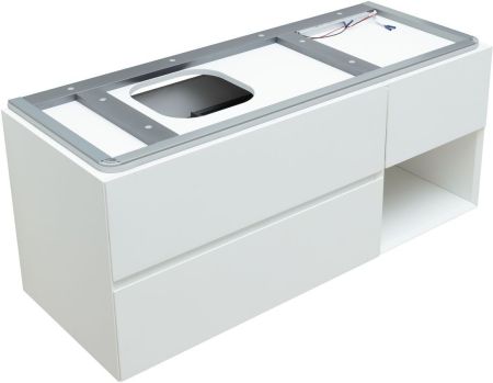 Тумба под раковину Allen Brau Infinity 120 1.21005.WM L белый матовый, артикул 1.21005.WM