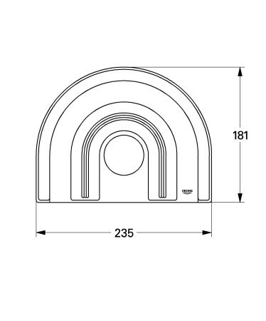 Розетка GROHE 47459IP0 Розетка GROHE 47459IP0