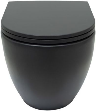 Чаша подвесного унитаза Allen Brau Reality 4.32006.31 черный матовый, артикул 4.32006.31