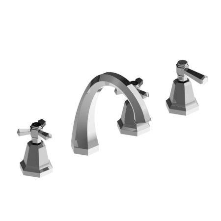 Stella Eccelsa Смеситель на борт ванны на 4 отверстия 3256TR, цвет: хром, артикул EC 02311 CR00
