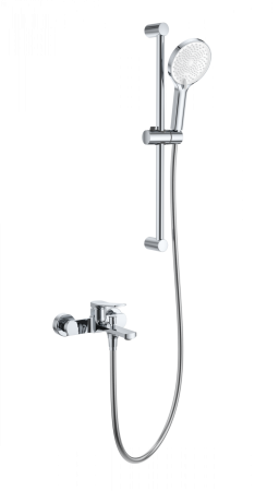Смеситель для ванны с душевым гарнитуром WONZON & WOGHAND, Хром (WW-C2036-CR)