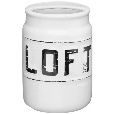 Стакан для зубных щеток настольный, керамика, LOFT, артикул FOR-LT042