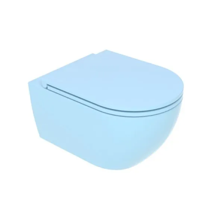 Унитаз подвесной GSG Like голубой матовый
